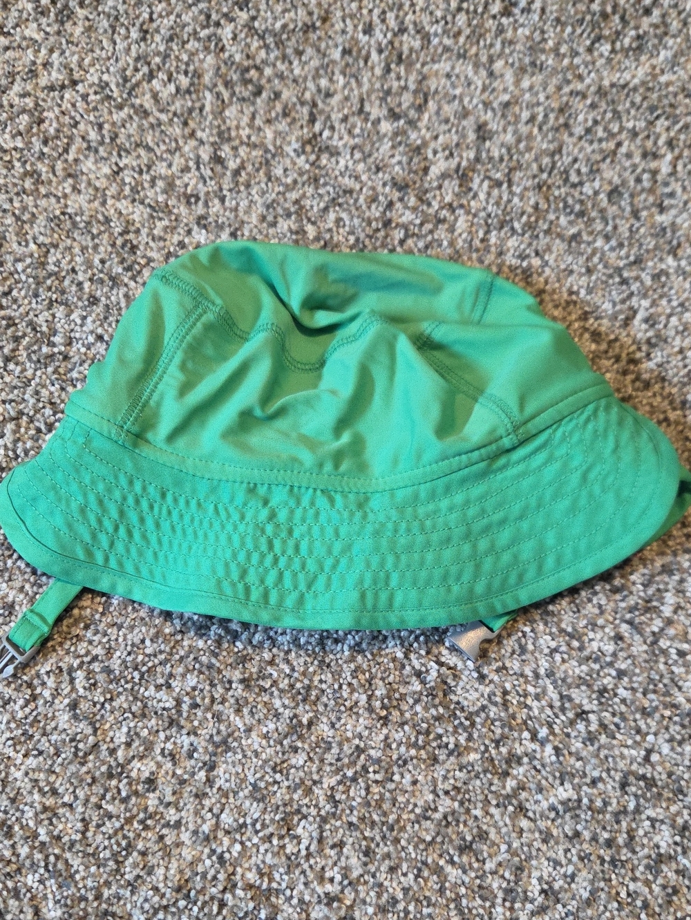 Primary Green Bucket Hat with Chin Strap